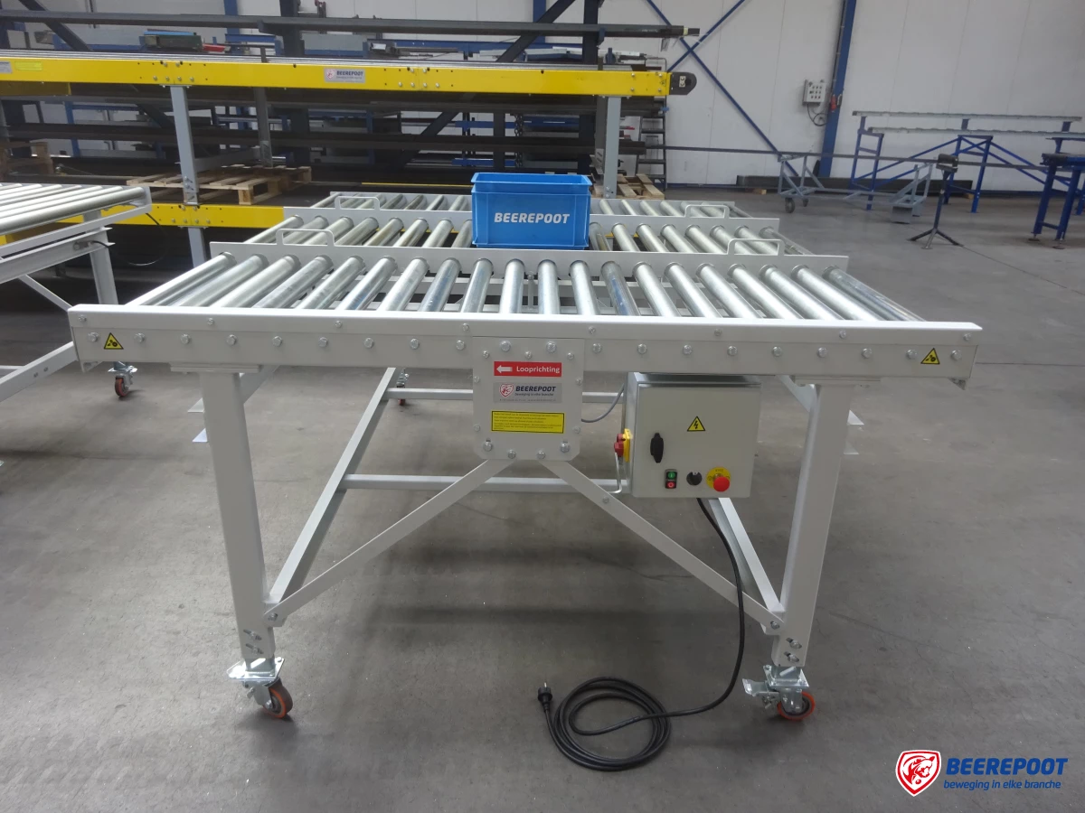 Aanvoerbanen laminop tegels